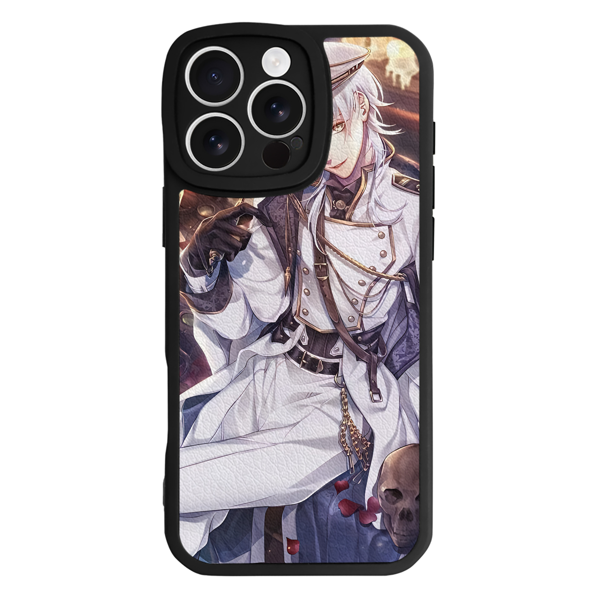 （画像用） 刀剣乱舞 Touken Ranbu 【iPhone 16シリーズ対応】シリコンスマホケース（レザー調） 材質：シリコン